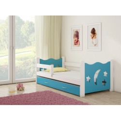 Otroška postelja 4kids Blue White